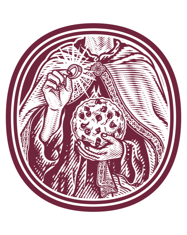 The Ring & Robe engraved badge